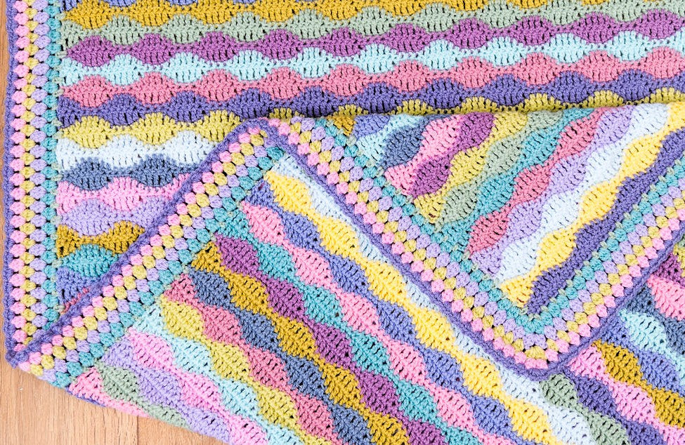 Bubble Blanket Crochet Pattern - Bubble Bath