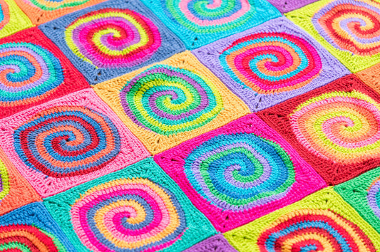 Resting Rainbows Blanket Crochet Pattern - Vivid