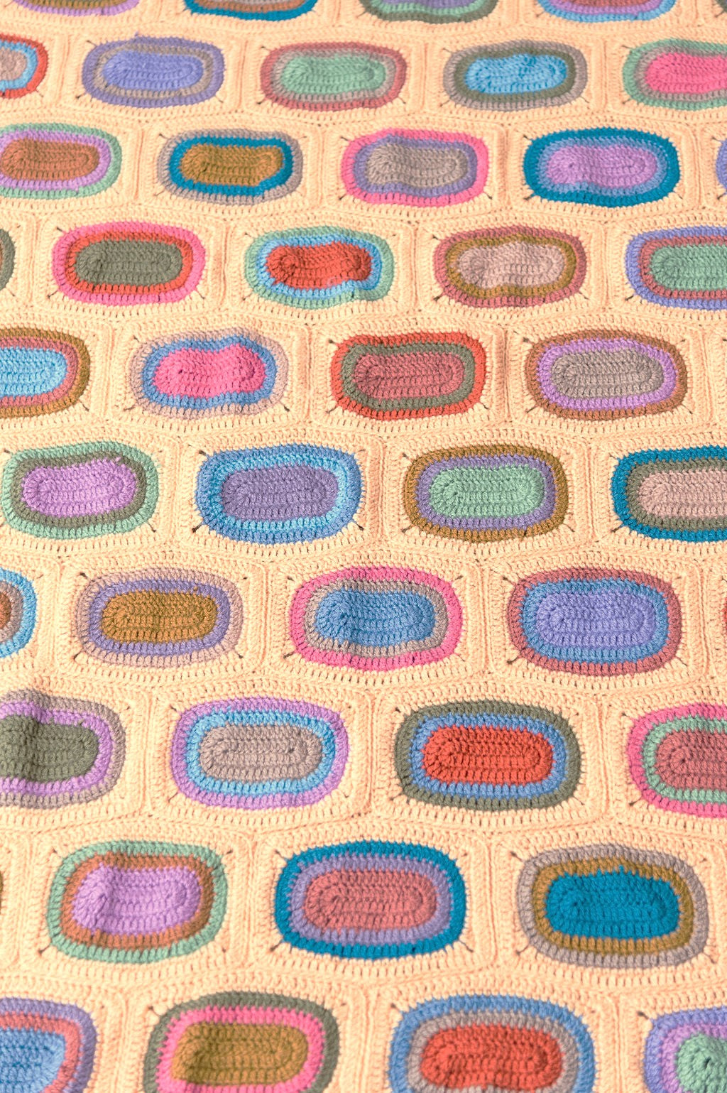 Chocolate Box Blanket Crochet Pattern - Caramel