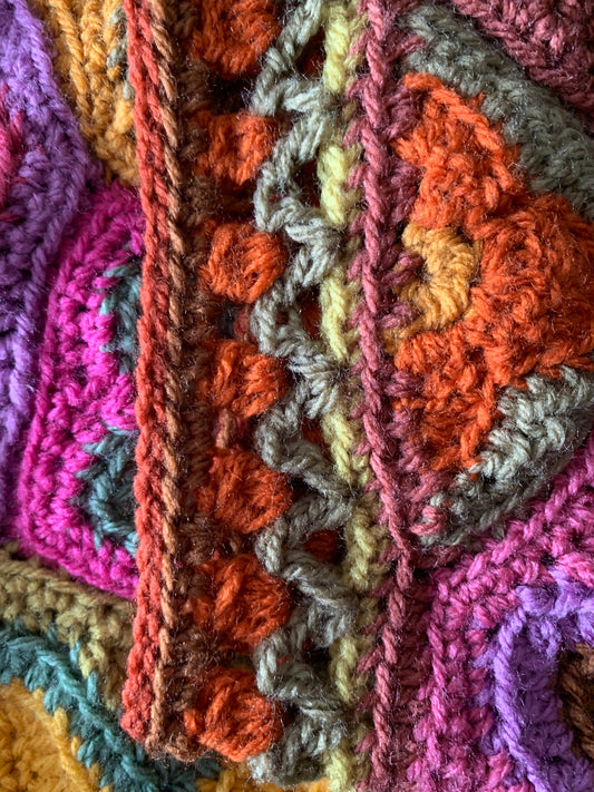 Groovy Garden Blanket Crochet Pattern