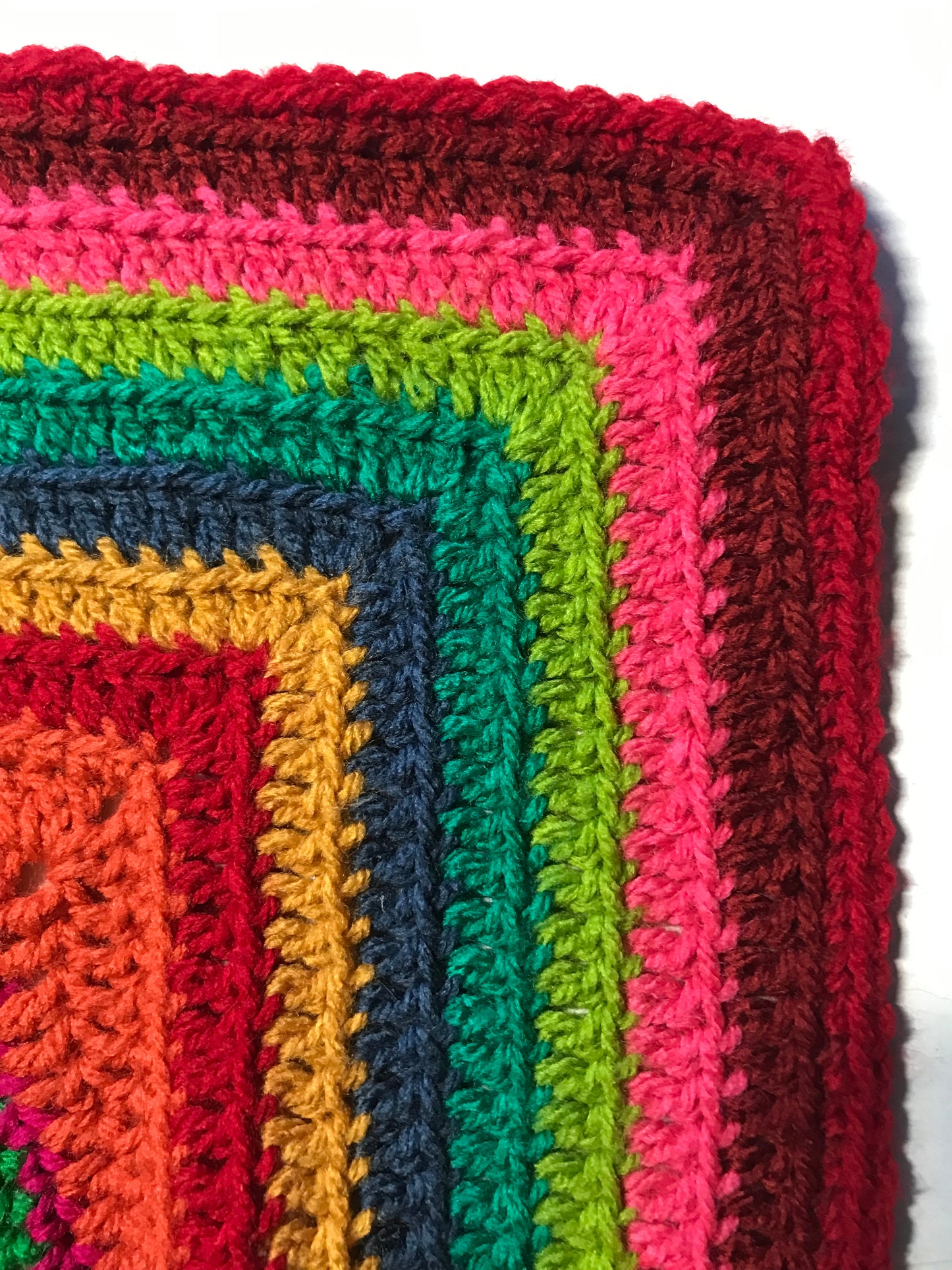 Resting Rainbows Blanket Crochet Pattern - Vivid