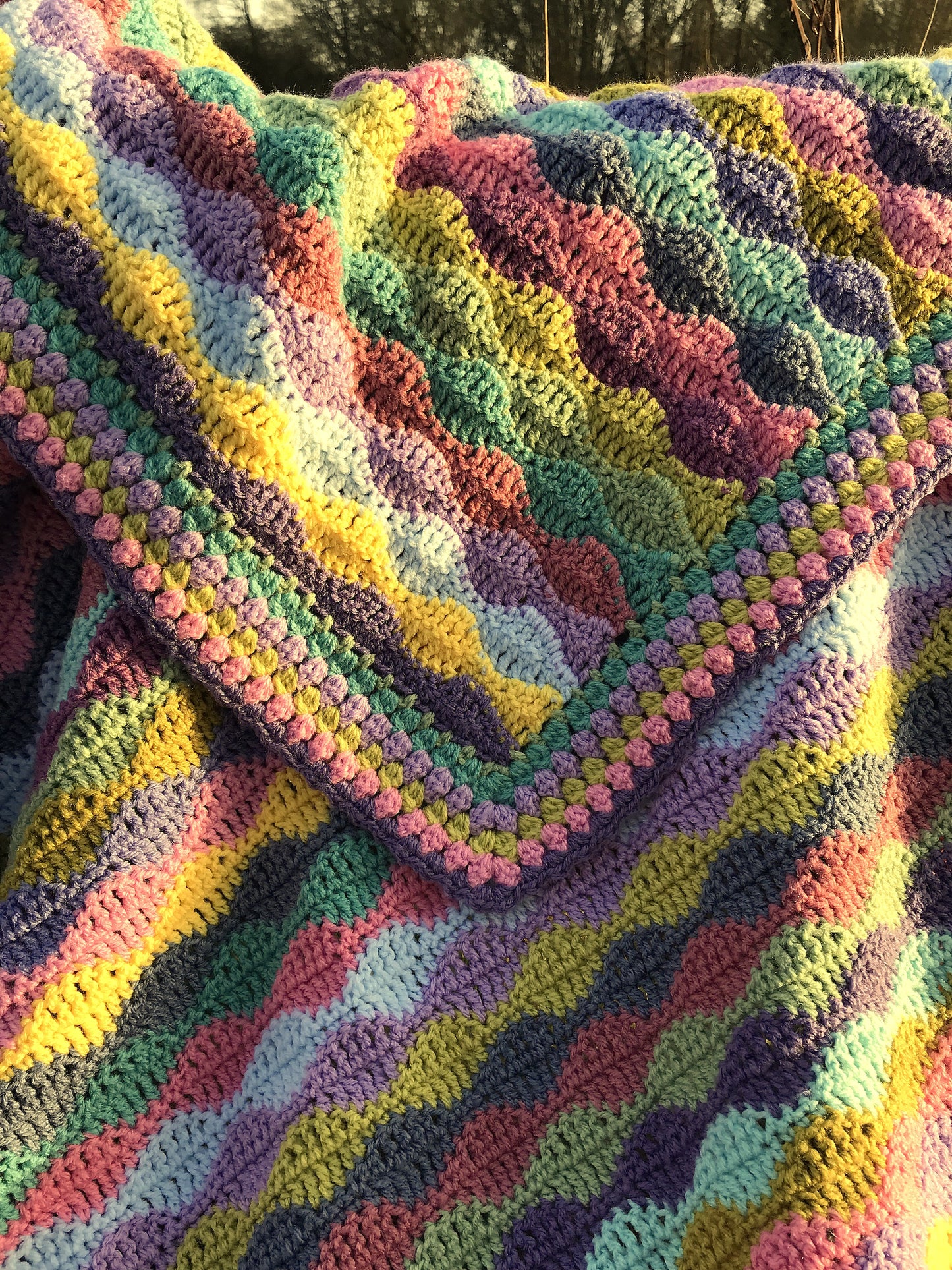 Bubble Blanket Crochet Pattern - Bubble Bath