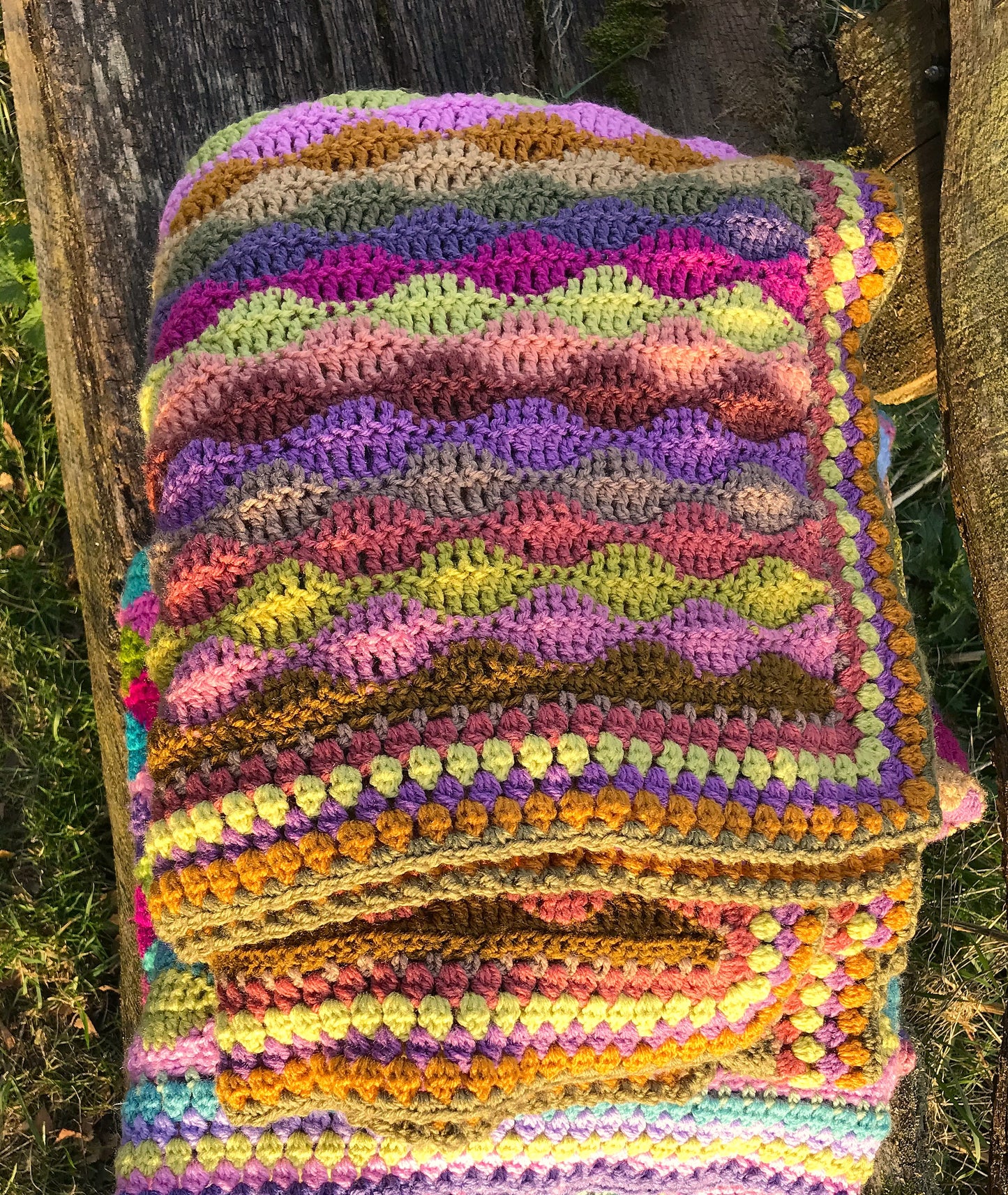 Bubble Blanket Crochet Pattern - Bubble Tea