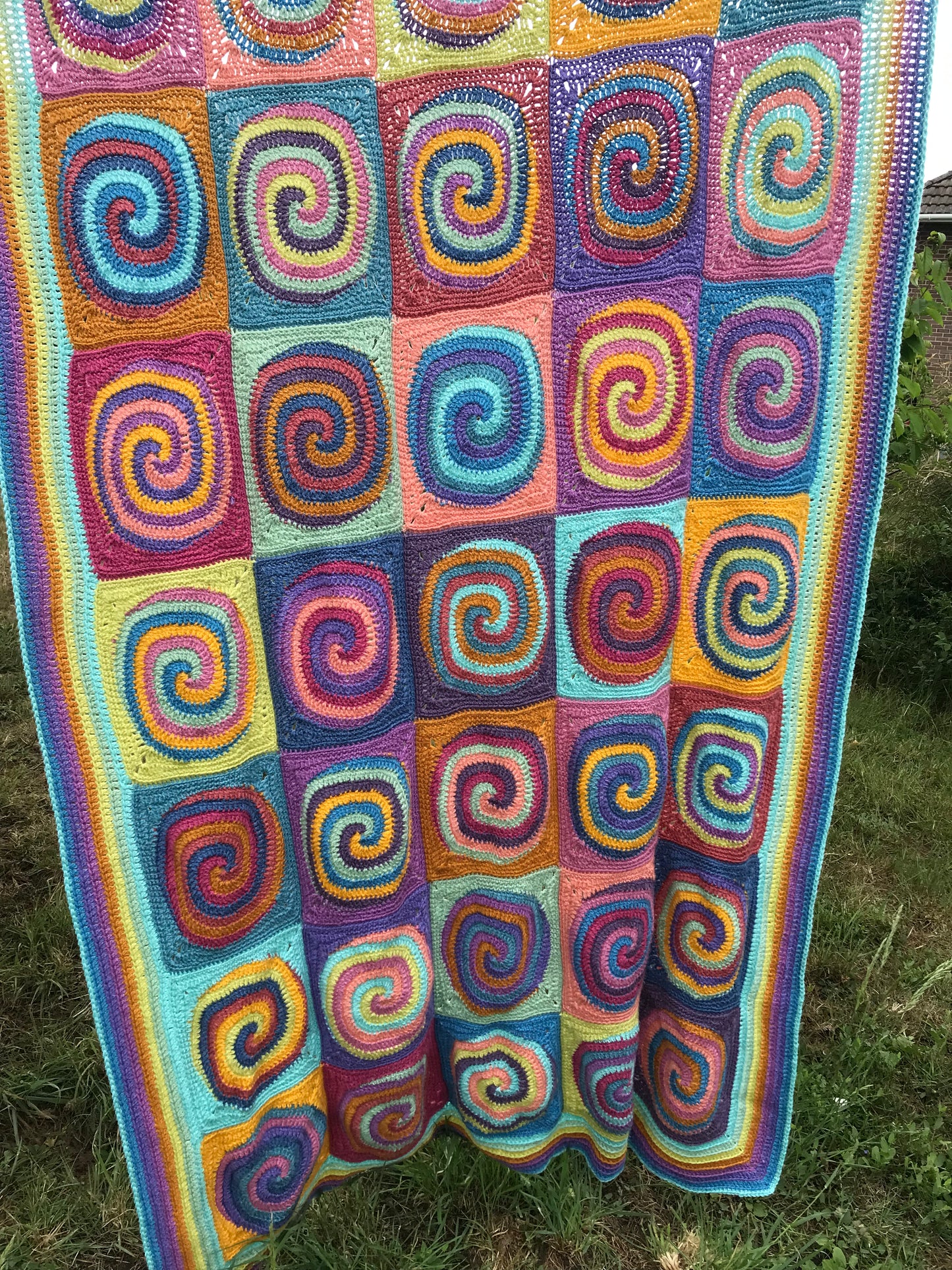 Resting Rainbows Blanket Crochet Pattern - Muted