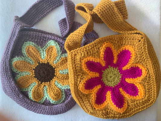 Groovy Little Flower Bag Crochet Pattern