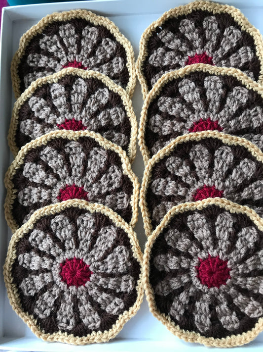 Arabesque Coaster Crochet Pattern